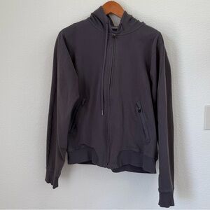 Mack Weldon Dark Gray Full Zip Hoodie Size Large